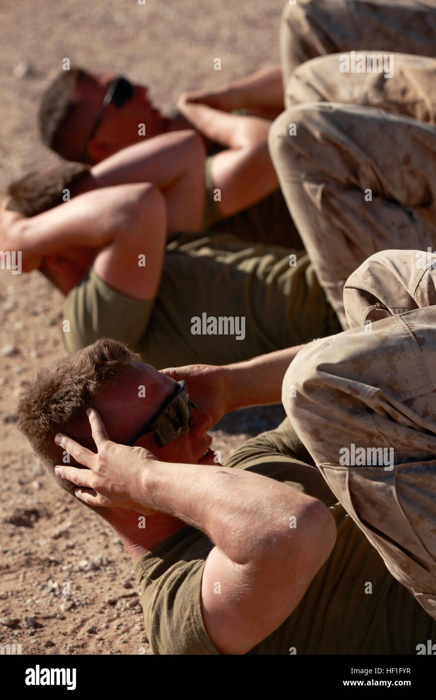 Marines with Fox Company, 2nd Battalion, 3rd Marine Regiment, perform