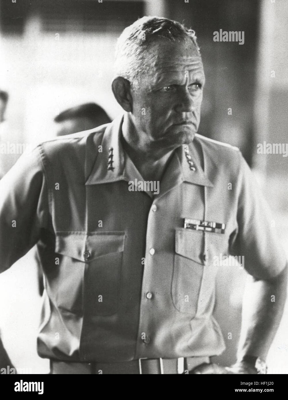 Commandant Wilson at Camp Lejeune 1975 Stock Photo Alamy