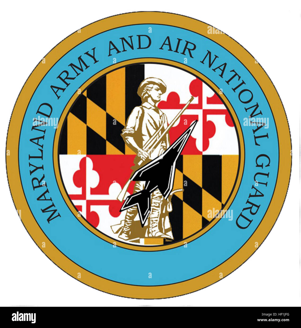 Maryland Army Air National Guard - Emblem Stock Photo - Alamy