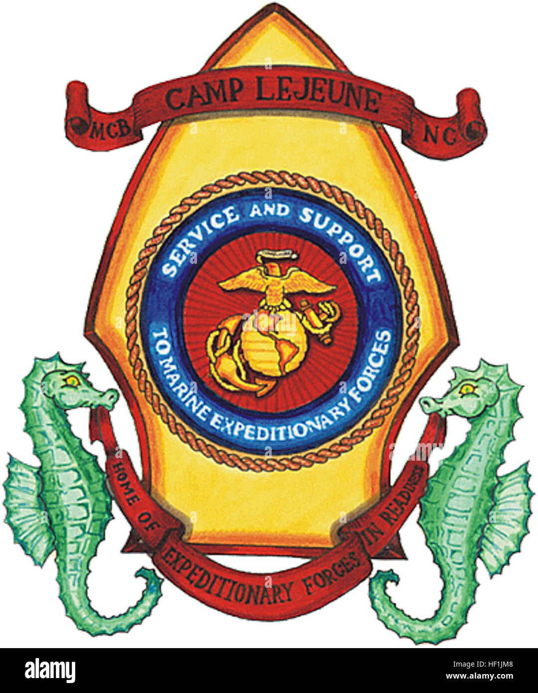 Seal of MCB Camp Lejeune Stock Photo Alamy