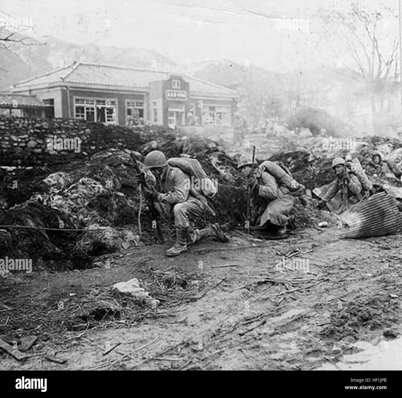 U.S. Marines in the Korean War 001 Stock Photo - Alamy