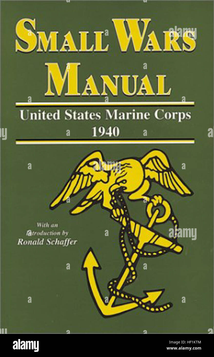Small Wars Manual Stock Photo Alamy