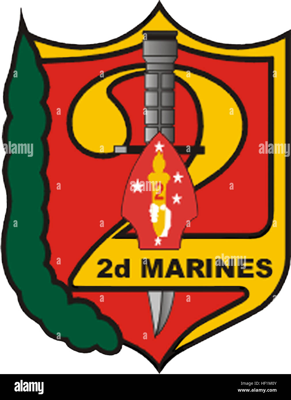 USMC - 2ND MARINE REG Stock Photo - Alamy