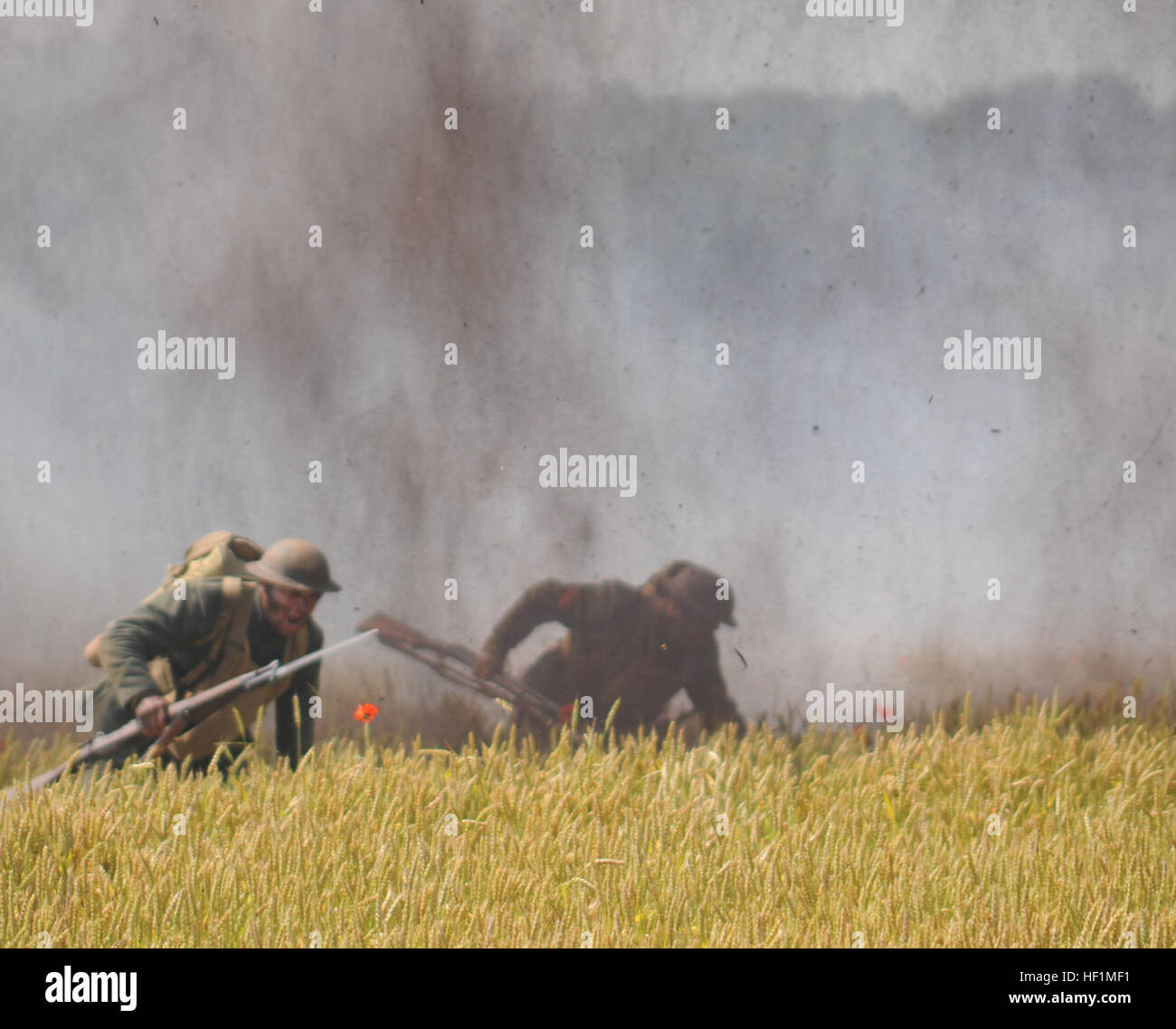 Marines re-enact the Battle of Belleau Wood from World War I June 9 at ...