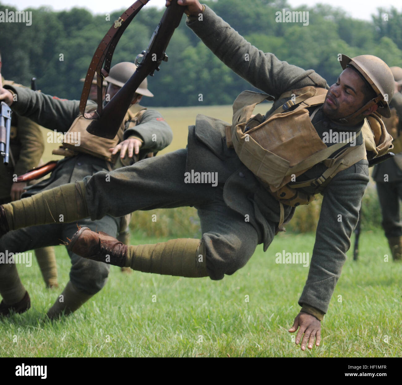 Marines re-enact the Battle of Belleau Wood from World War I June 9 at ...