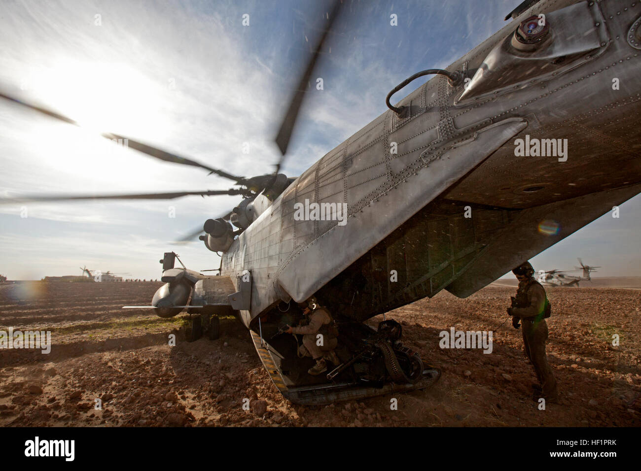U.S. Marine Corps Sgt. A. Pineda, an aerial observer and Lance