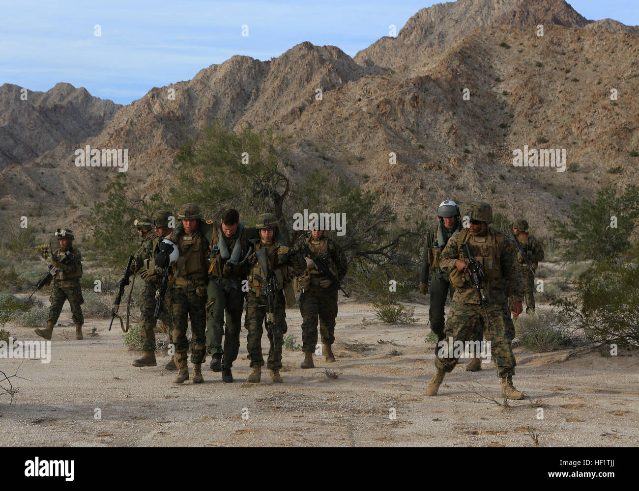 U.S. Marines with 3rd Platoon, Fox Company, 2nd Battalion, 1st Marine ...