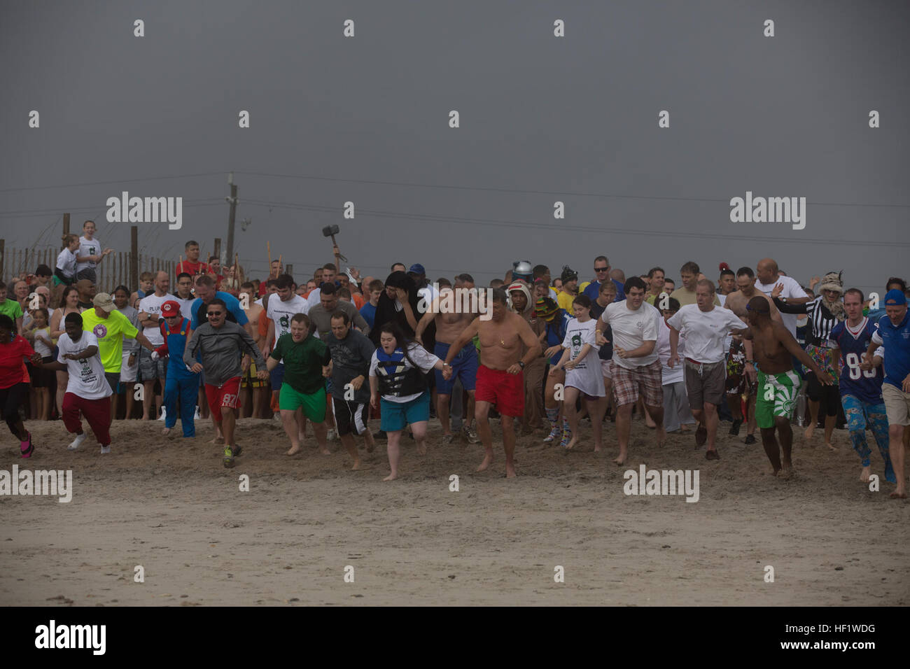 Participants of the 7th annual Special Olympics of Onslow County Polar