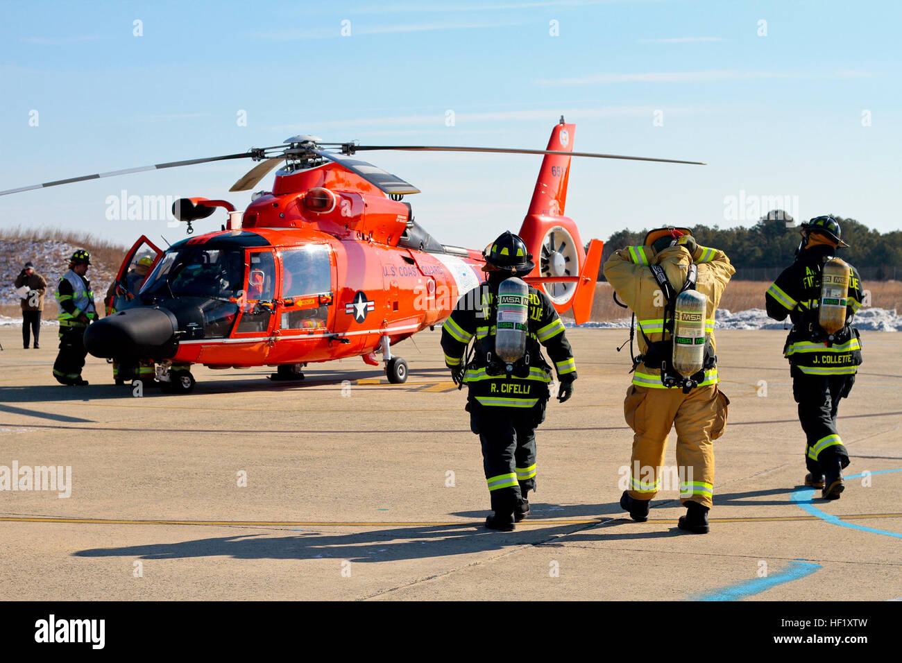 U S Air Force Fire Protection Specialists From The New Jersey Air