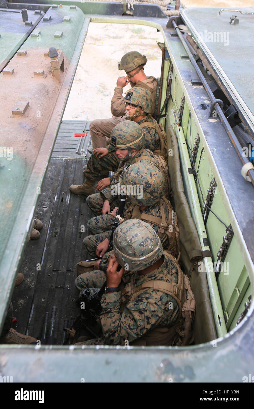 U S Marines With 3rd Assault Amphibian Battalion Transport