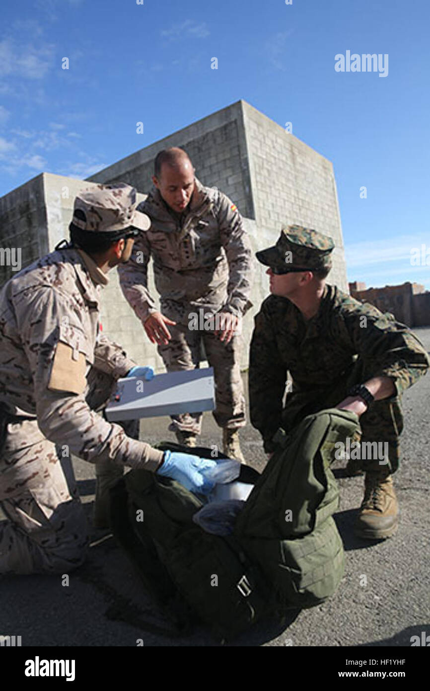A U.S. Marine Corps military policeman from the 22nd Marine ...