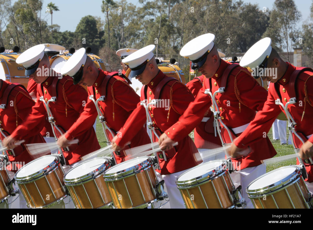 Bugle Corps Official color guard of the marine corps hi-res stock photography and ...