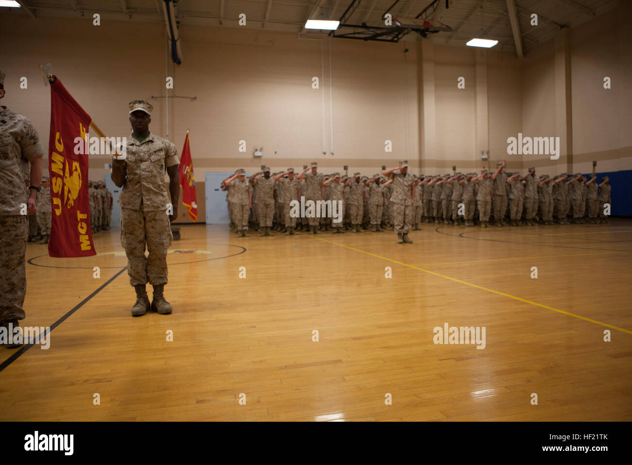Marines from Fox Company, Marine Combat Training Battalion, School of ...