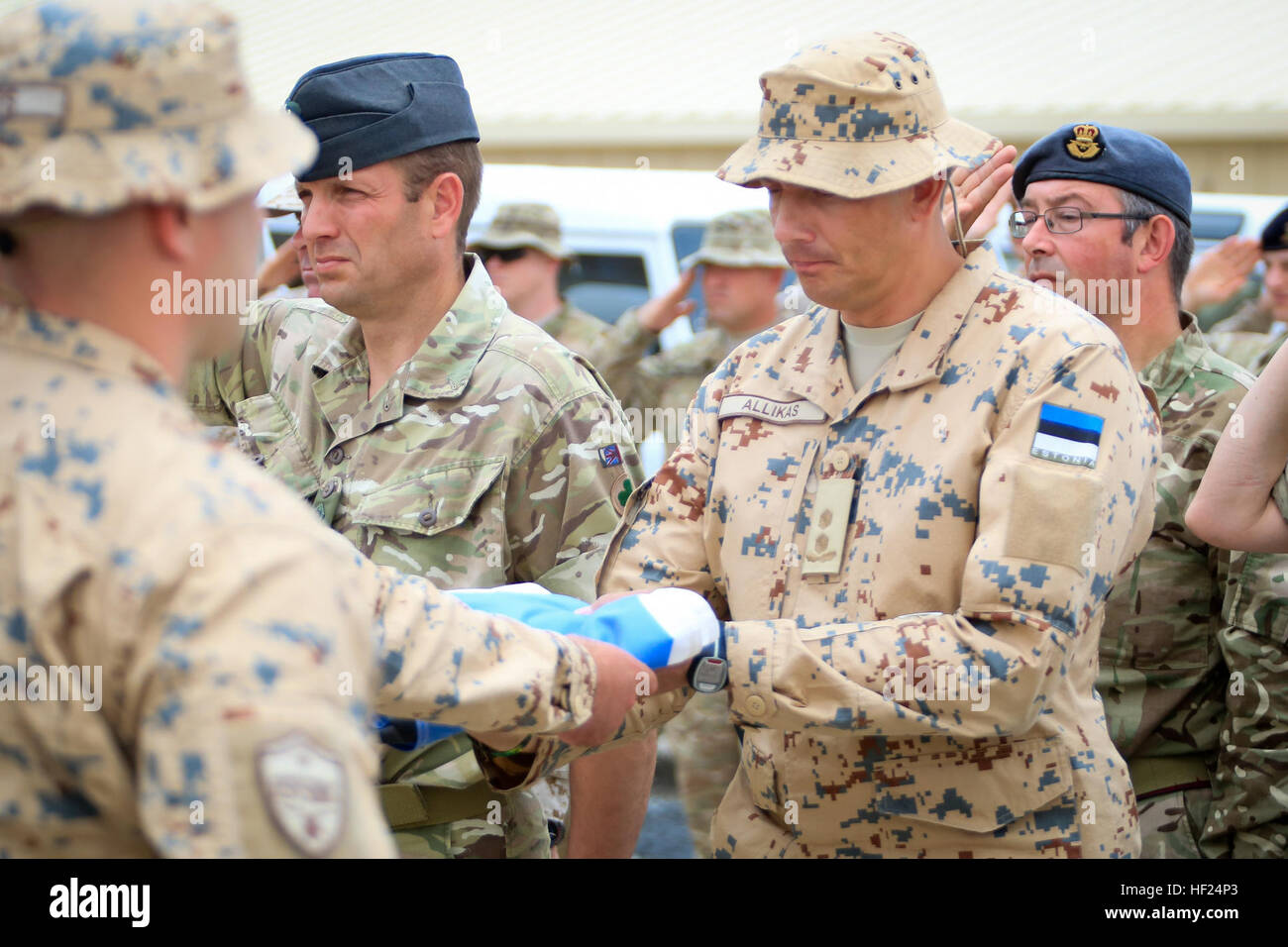 Estonian Land Forces Lt. Col. Maidu Allikas, commander of the Estonian