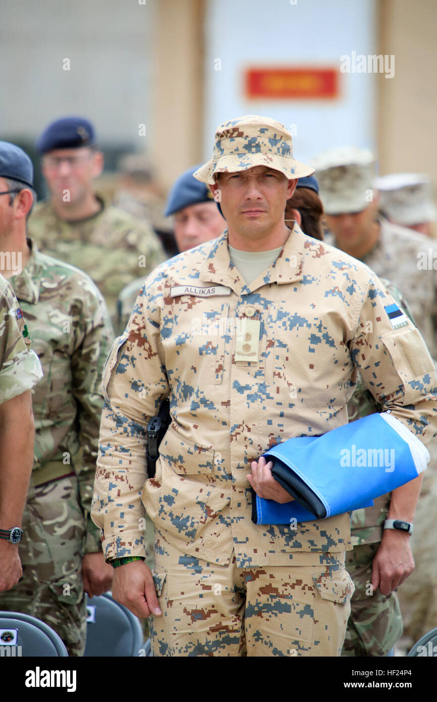 Estonian Land Forces Lt. Col. Maidu Allikas, commander of the Estonian