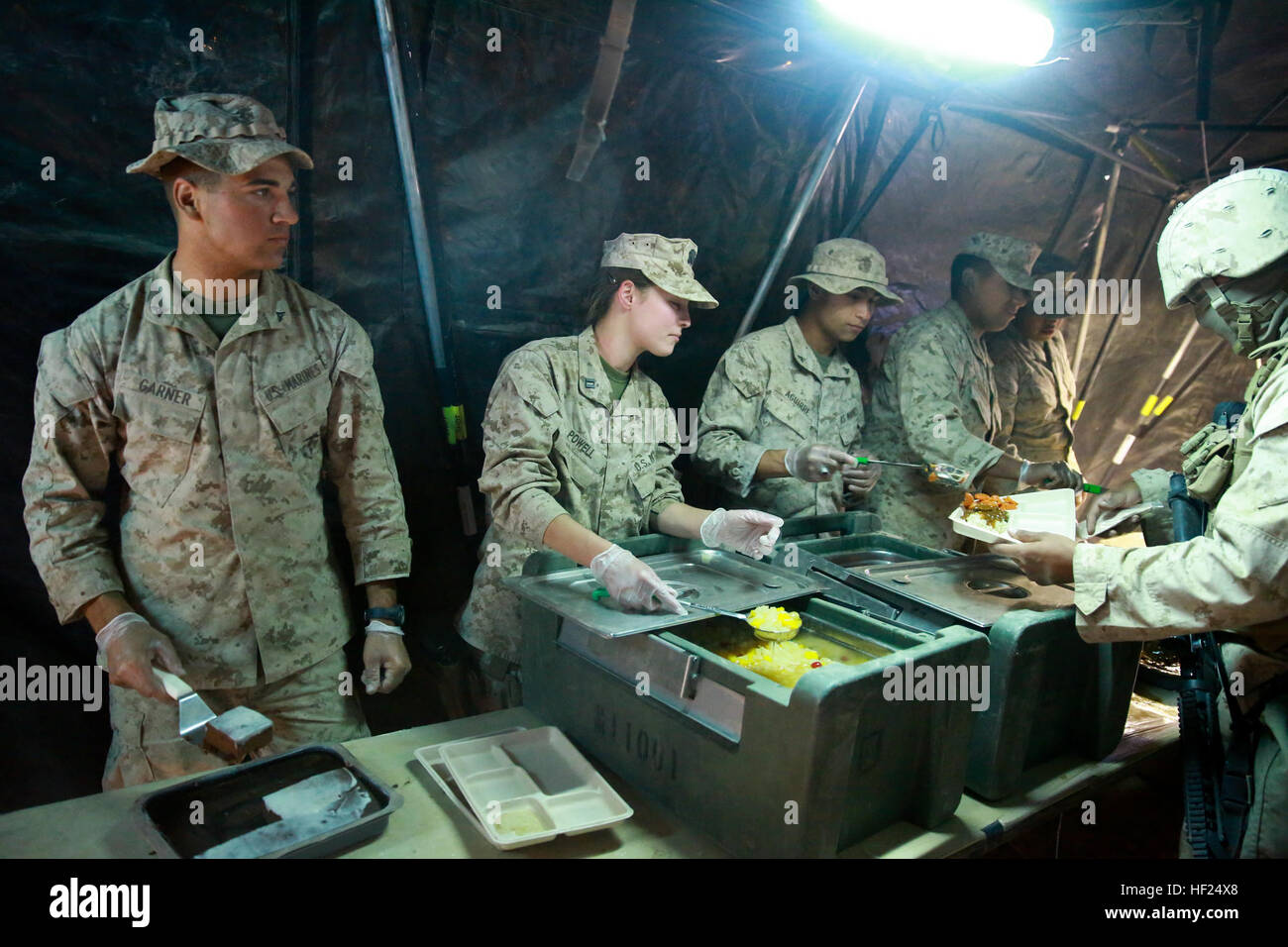 Lance Cpl. William Garner, left, a motor transport operator, Lt ...