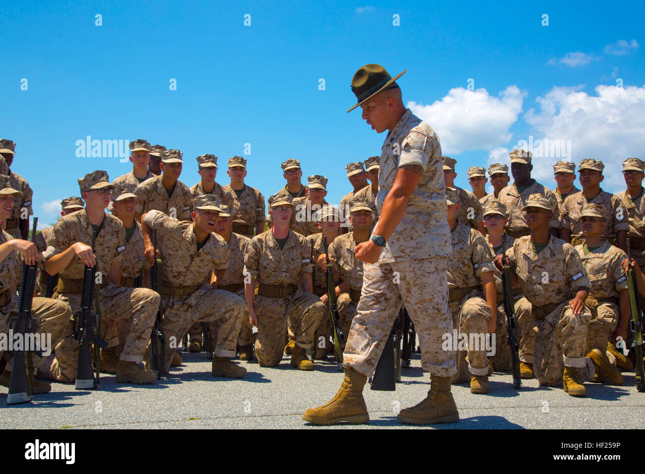 U.S. Marine Staff Sgt. Jeremy Bolanos, Drill Master, 1st Recruit ...