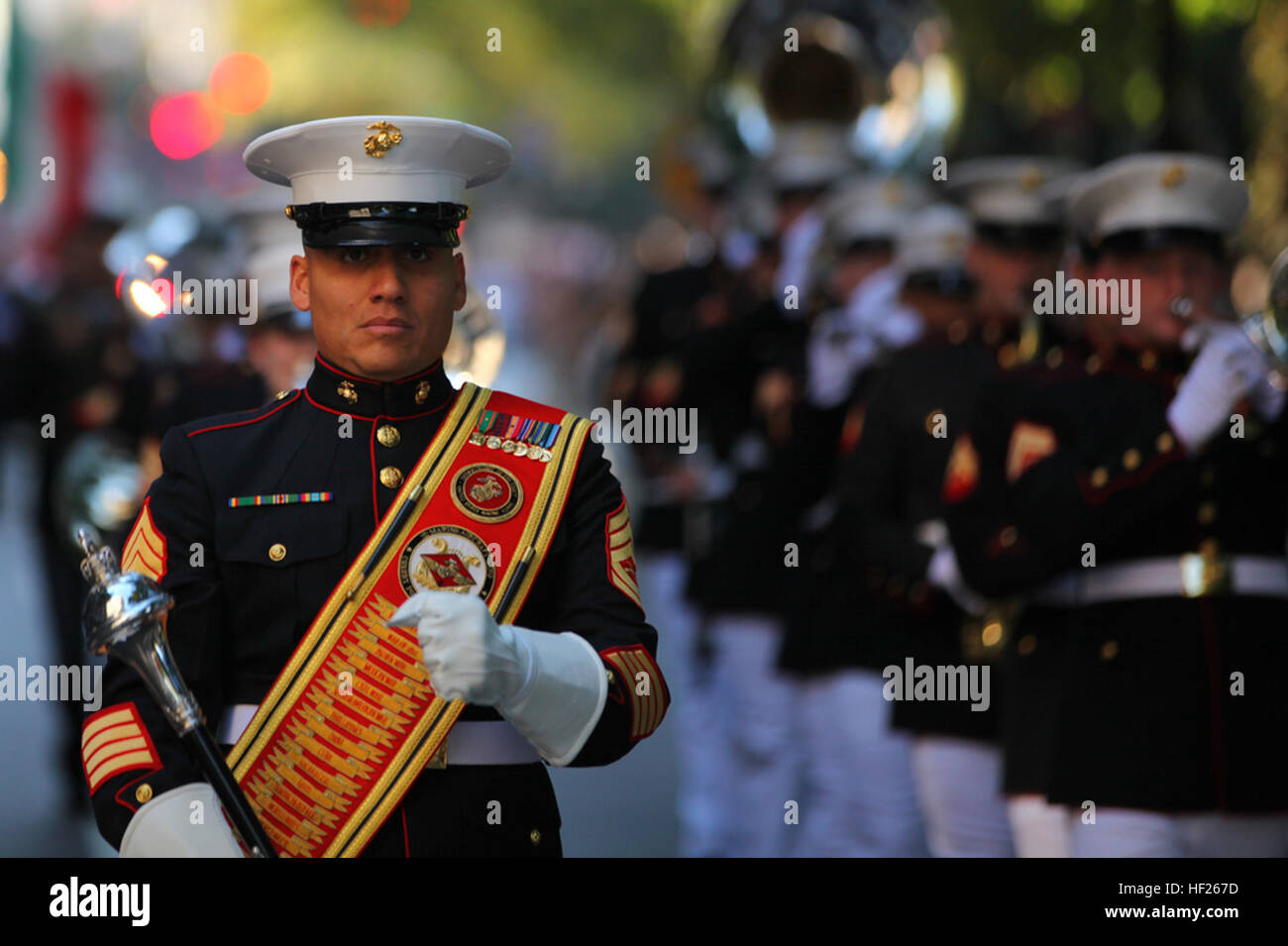 NEW YORK – Gunnery Sgt. Victor Miranda, 2nd Marine Aircraft Wing Band