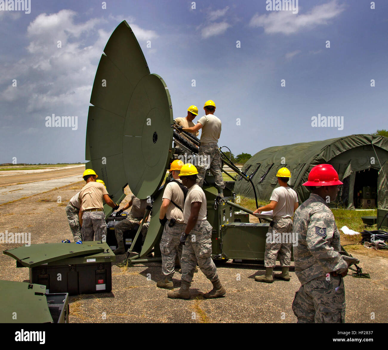 Members of the Louisiana Air National Guard's 236th Combat