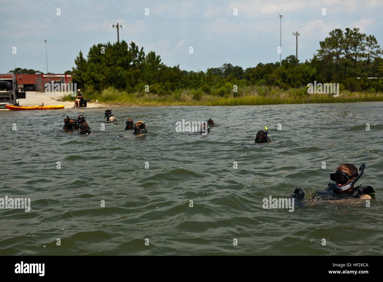 U.S. Marines with 2nd Reconnaissance Battalion, 2nd Marine Division