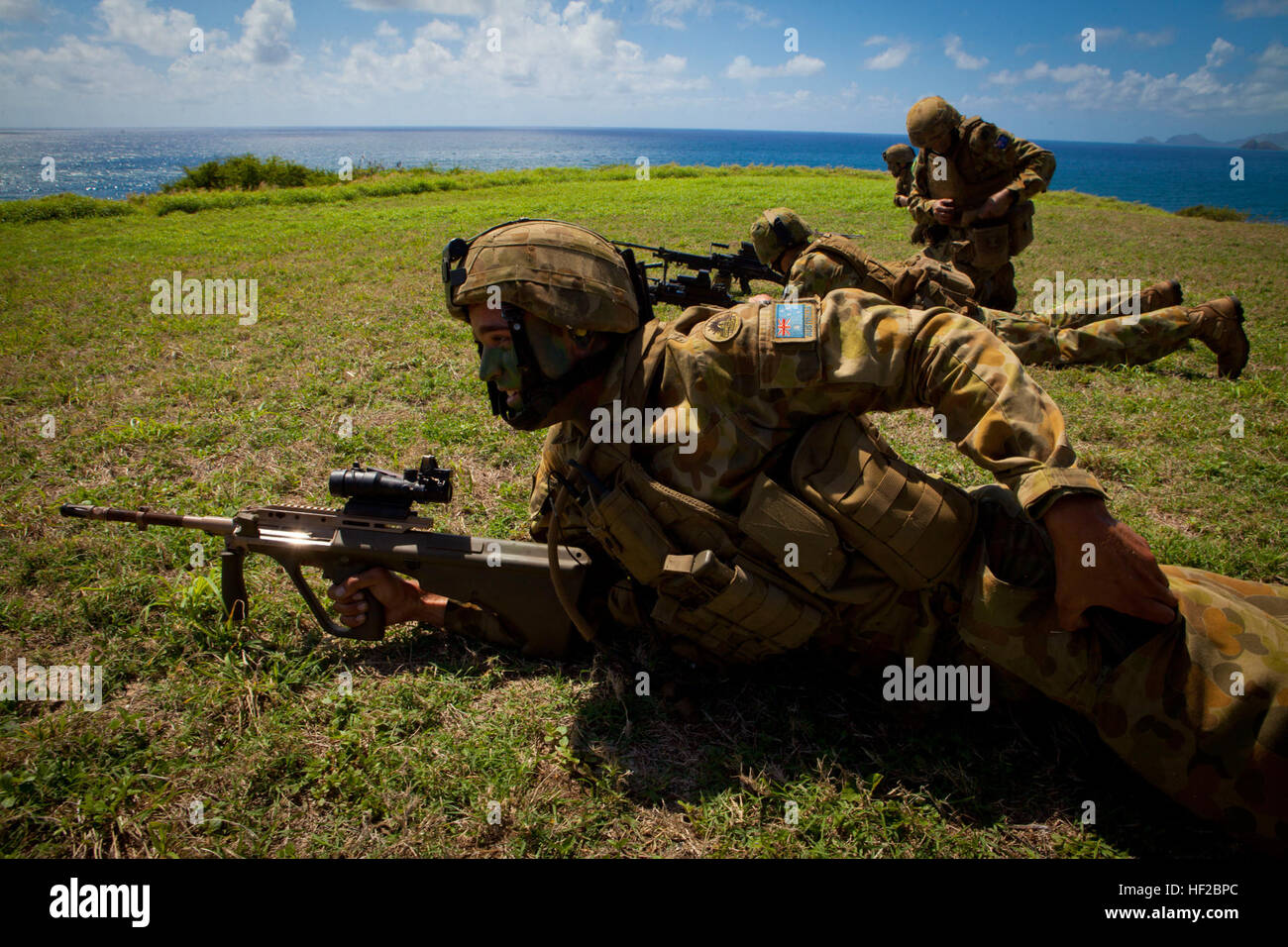Royal Marines Ranges Royal marines rifle range hi-res stock photography and images - Alamy