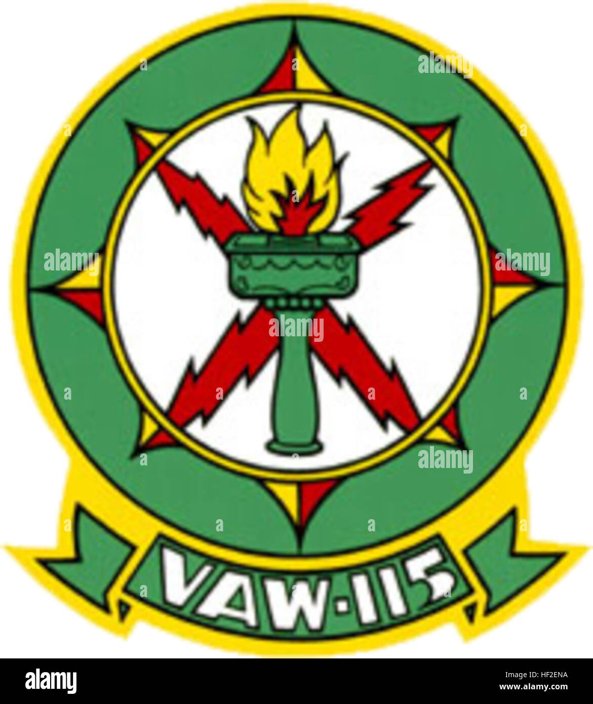 Carrier Airborne Early Warning Squadron 115 (US Navy) patch Stock Photo