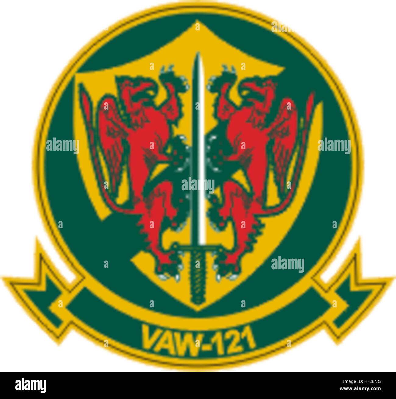 Carrier Airborne Early Warning Squadron 121 (US Navy) patch Stock Photo