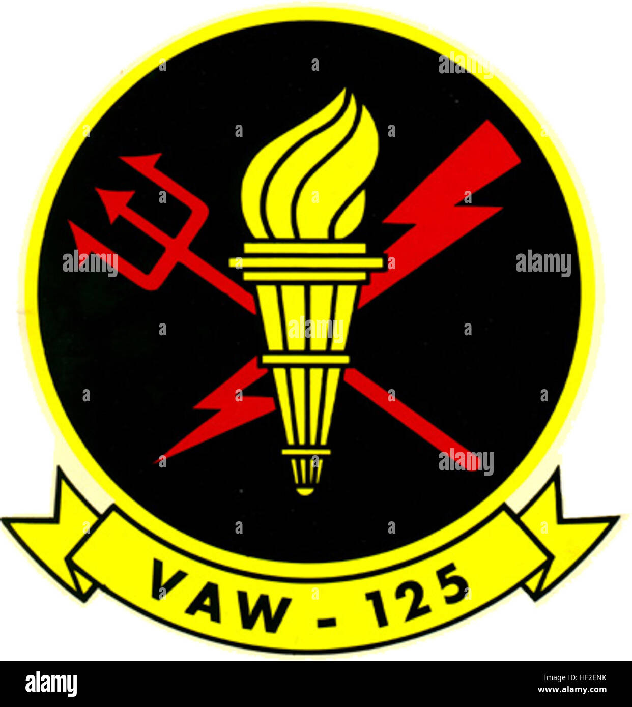 Carrier Airborne Early Warning Squadron 125 (US Navy) patch Stock Photo