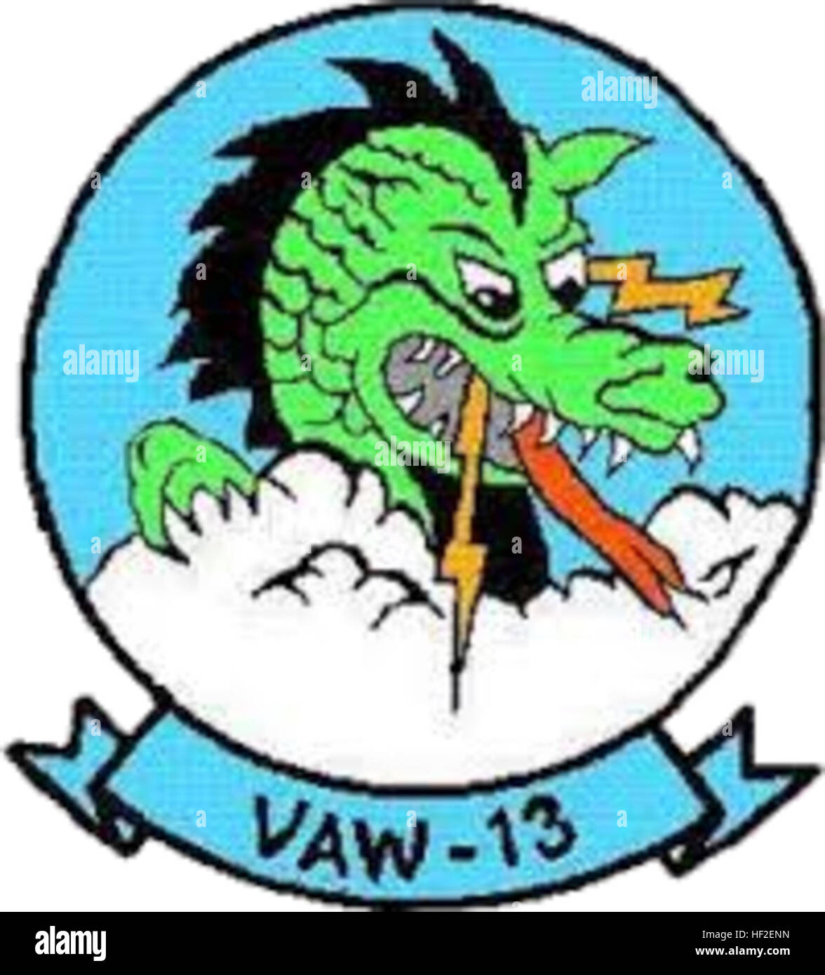 Carrier Airborne Early Warning Squadron 13 (US Navy) patch Stock Photo
