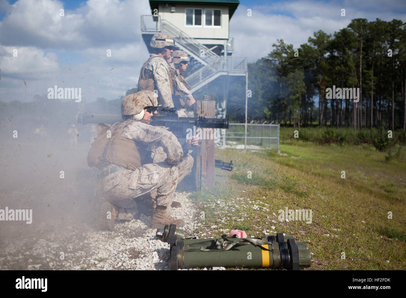 U.S. Marines with Alpha Co., Infantry Training Battalion (ITB), School