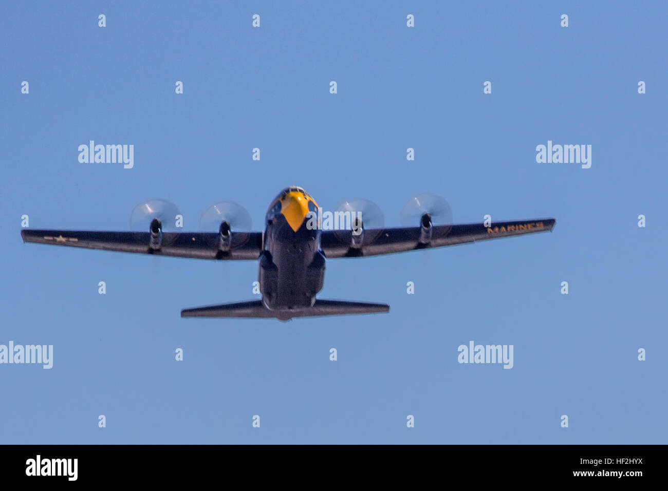 Fat Albert, a Marine Corps C-130 Hercules with the Blue Angels, flies  during the second day of the 2014 Miramar Air Show aboard Marine Corps Air  Station Miramar, Calif., Oct. 4. The