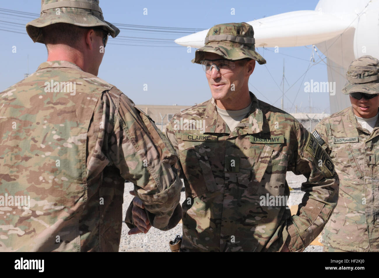 Brig. Gen. Richard Clarke, the 82nd Airborne Division commanding ...