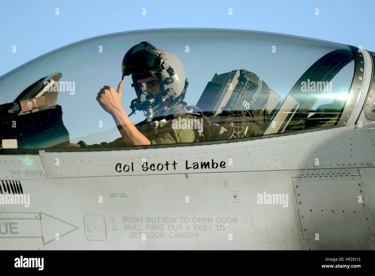 U.S. Air Force Capt. Lance Tucker, a fighter pilot with the 157th