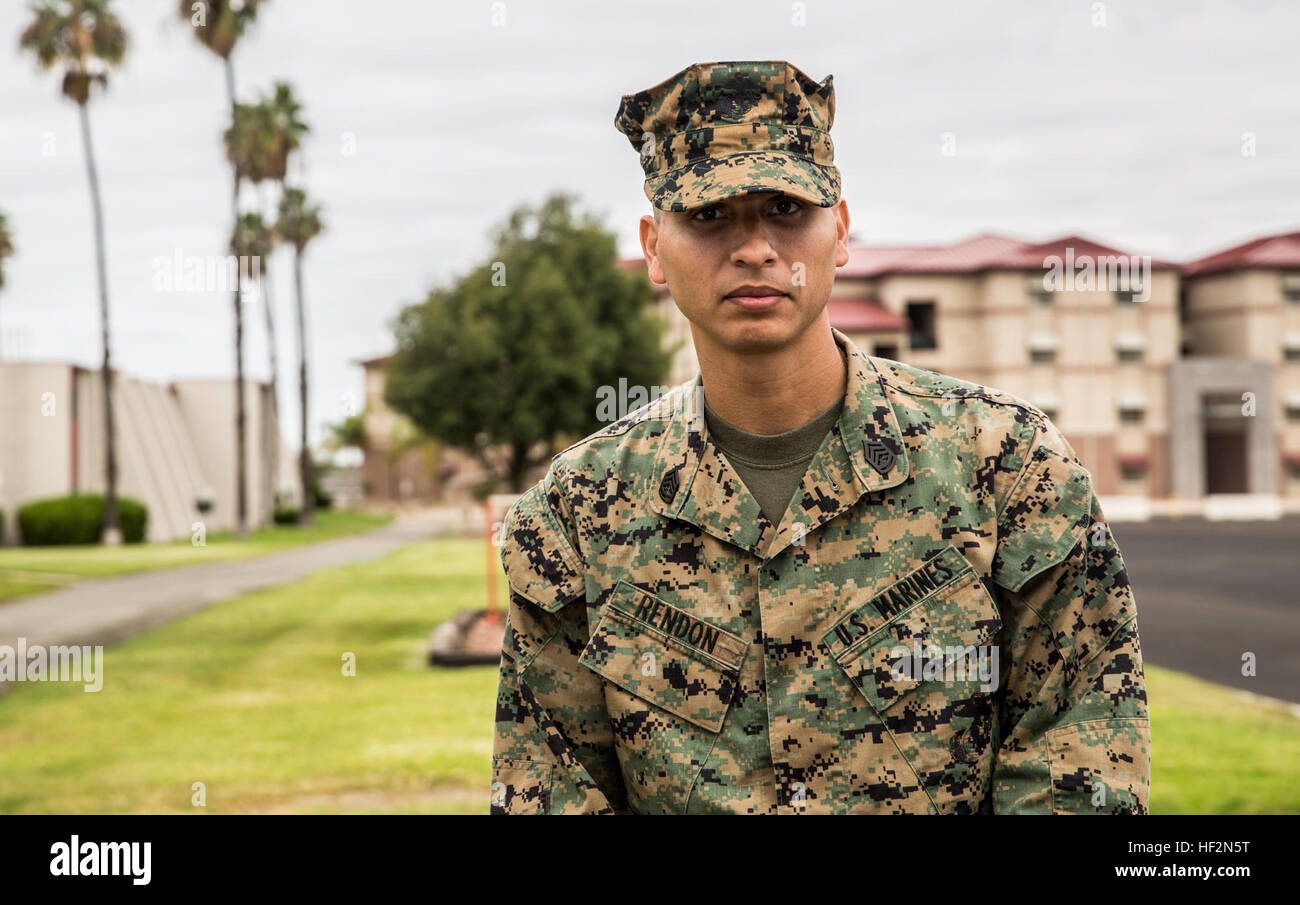 A U.S. Marine Gunnery Sergeant mentors junior Marines at Camp Pendleton ...
