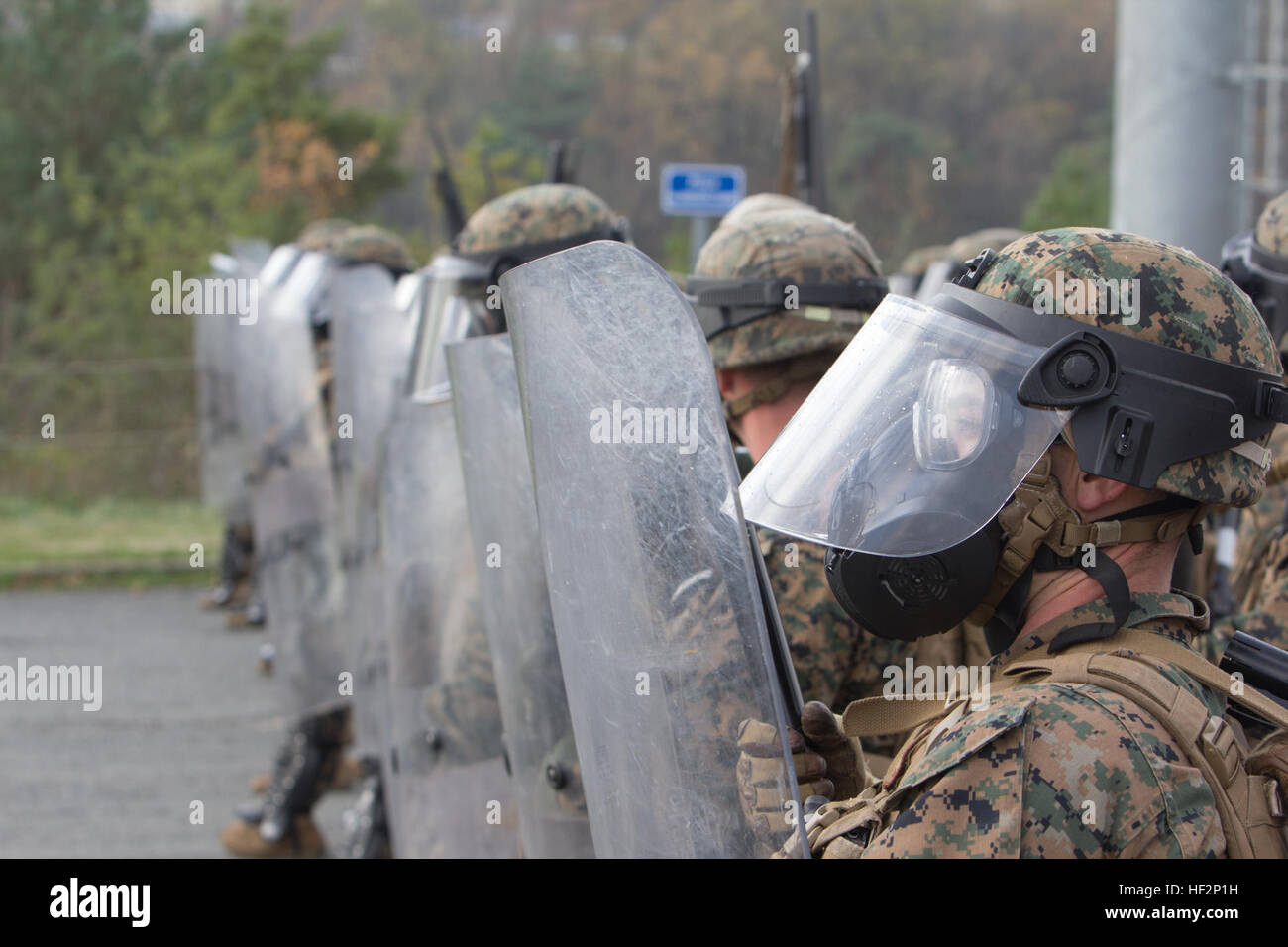 Riot control techniques hi-res stock photography and images - Alamy