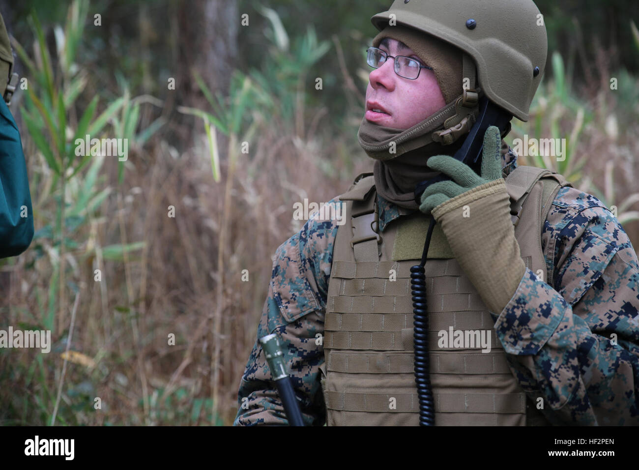 Lance Cpl. Andrew D. Fleming, a refrigeration and air conditioning