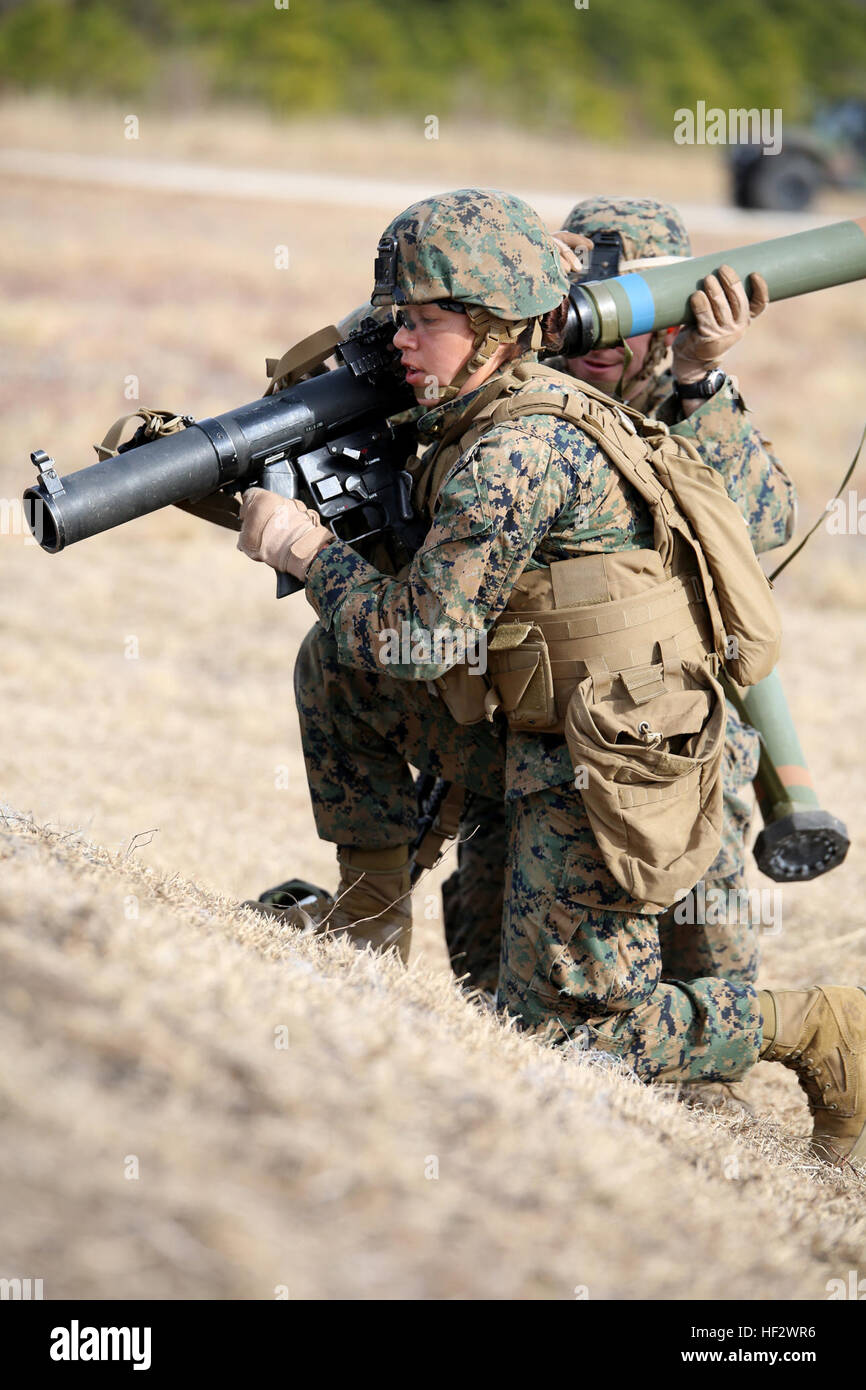 Marines from Weapons Company, Ground Combat Element Integrated Task ...