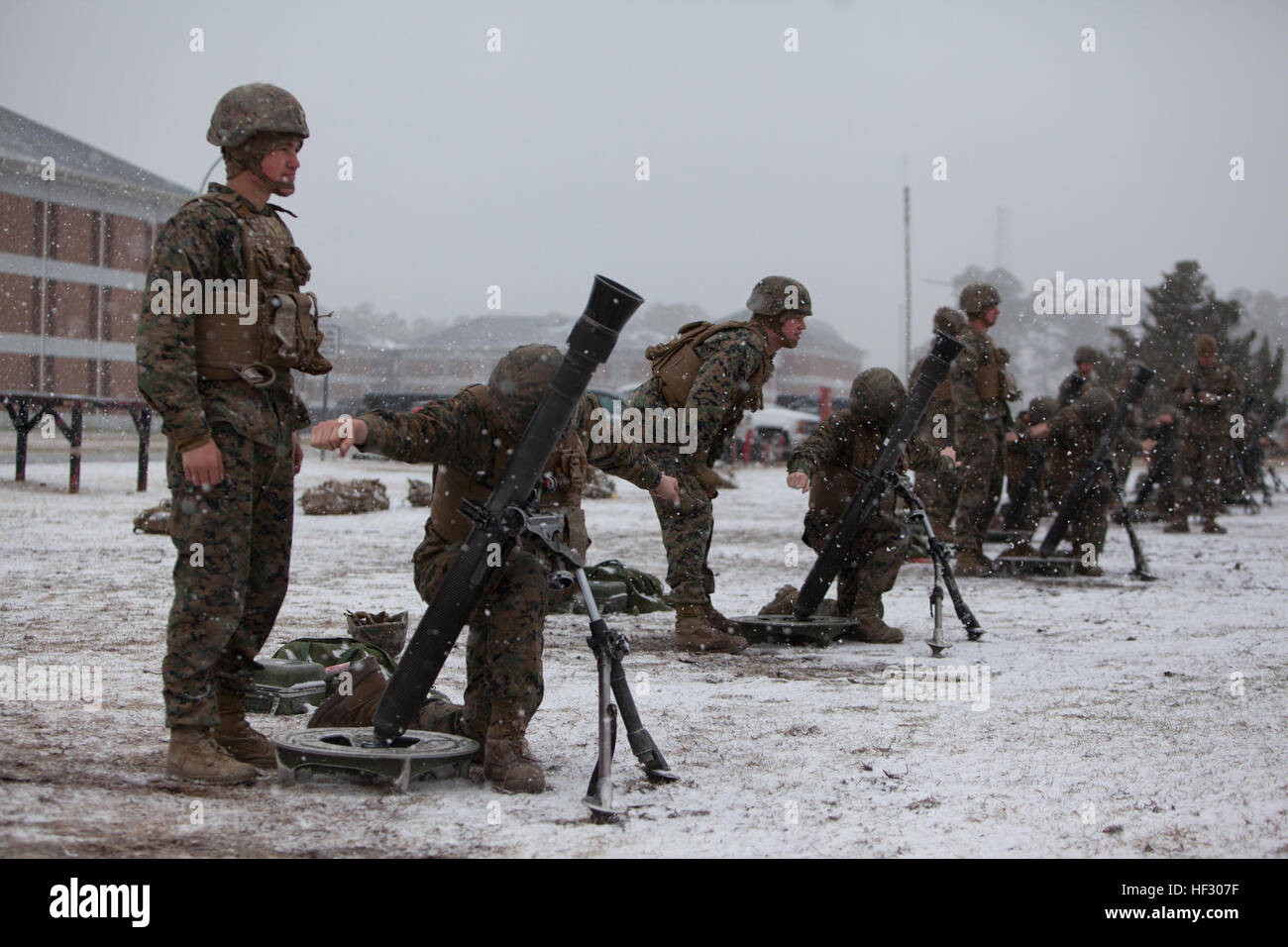 U.S. Marines with Alpha Company, Infantry Training Battalion (ITB