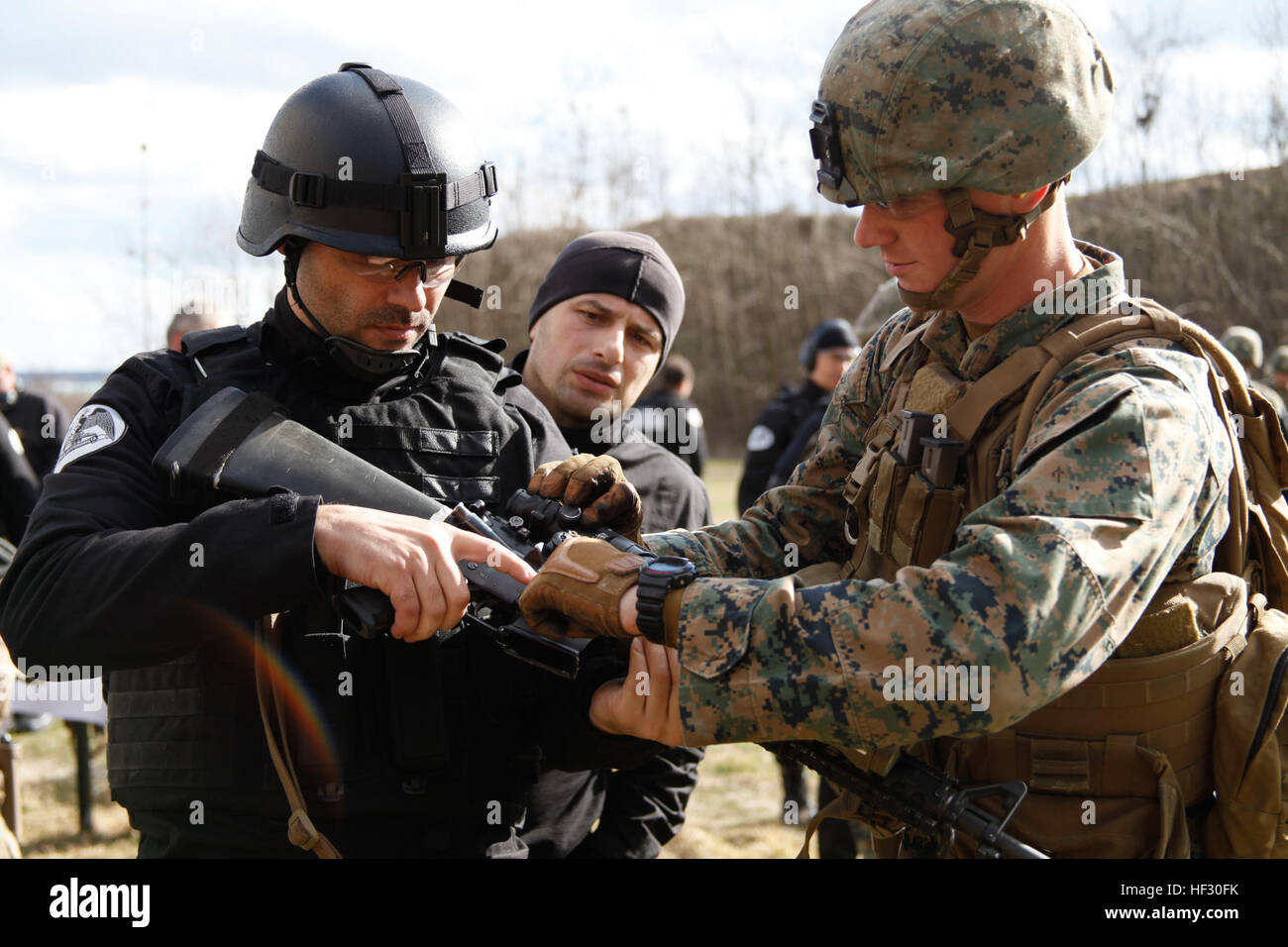 U.S. Marine Cpl. Dillon Bradshaw From Alpha Fleet Anti-terrorism ...