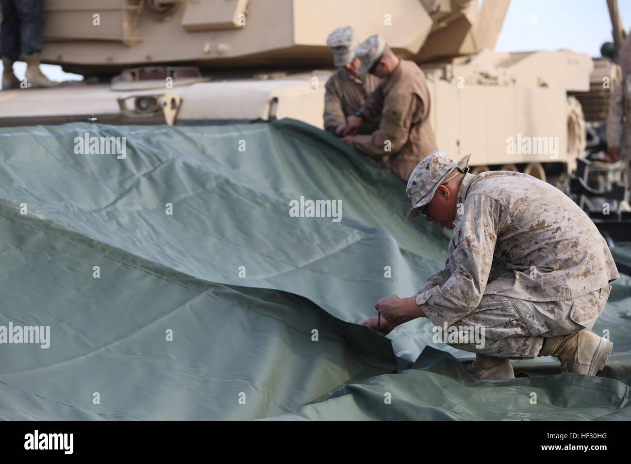 Mcagcc Ranges Cpl. Dylan Fisher sets up a maintenance tent at Range 500, MCAGCC ...