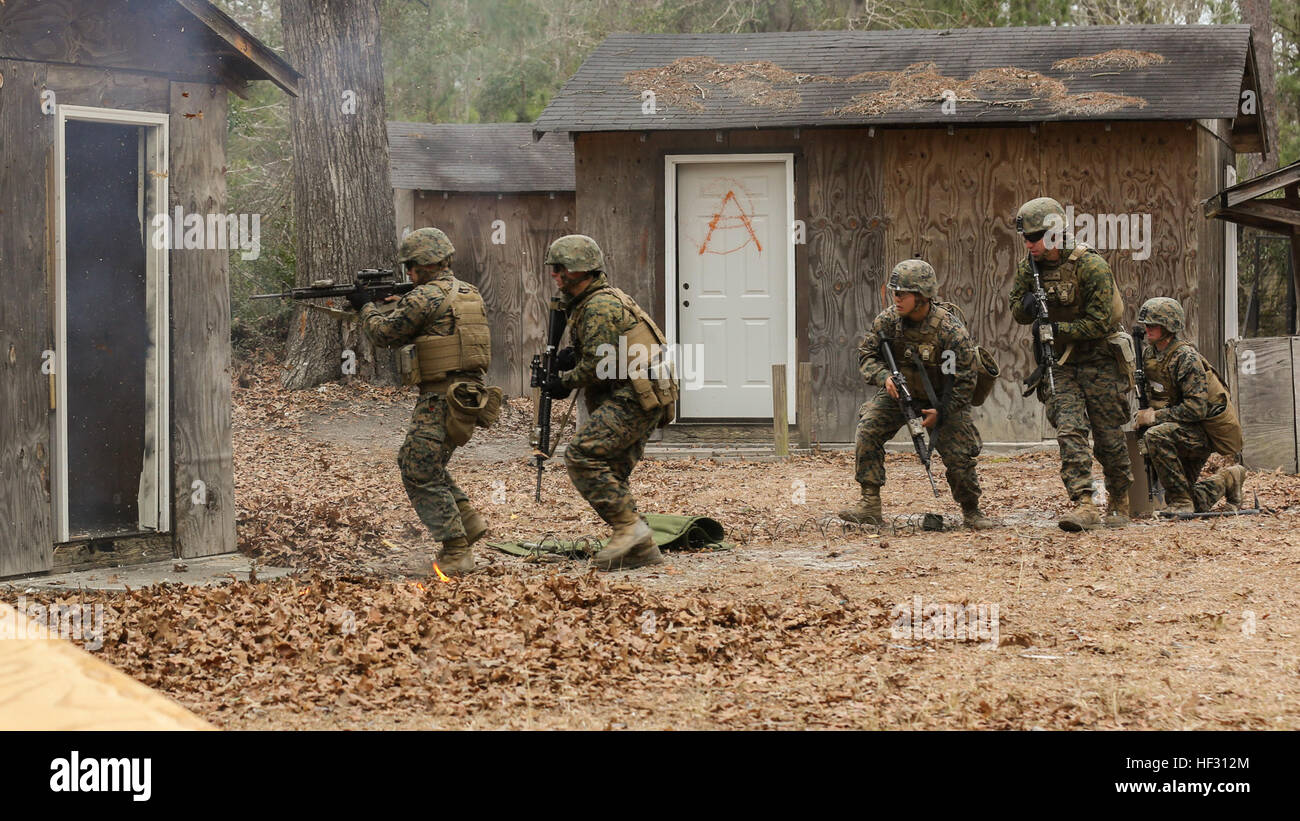 Marines with Mobility Assault Company, 2nd Combat Engineer Battalion