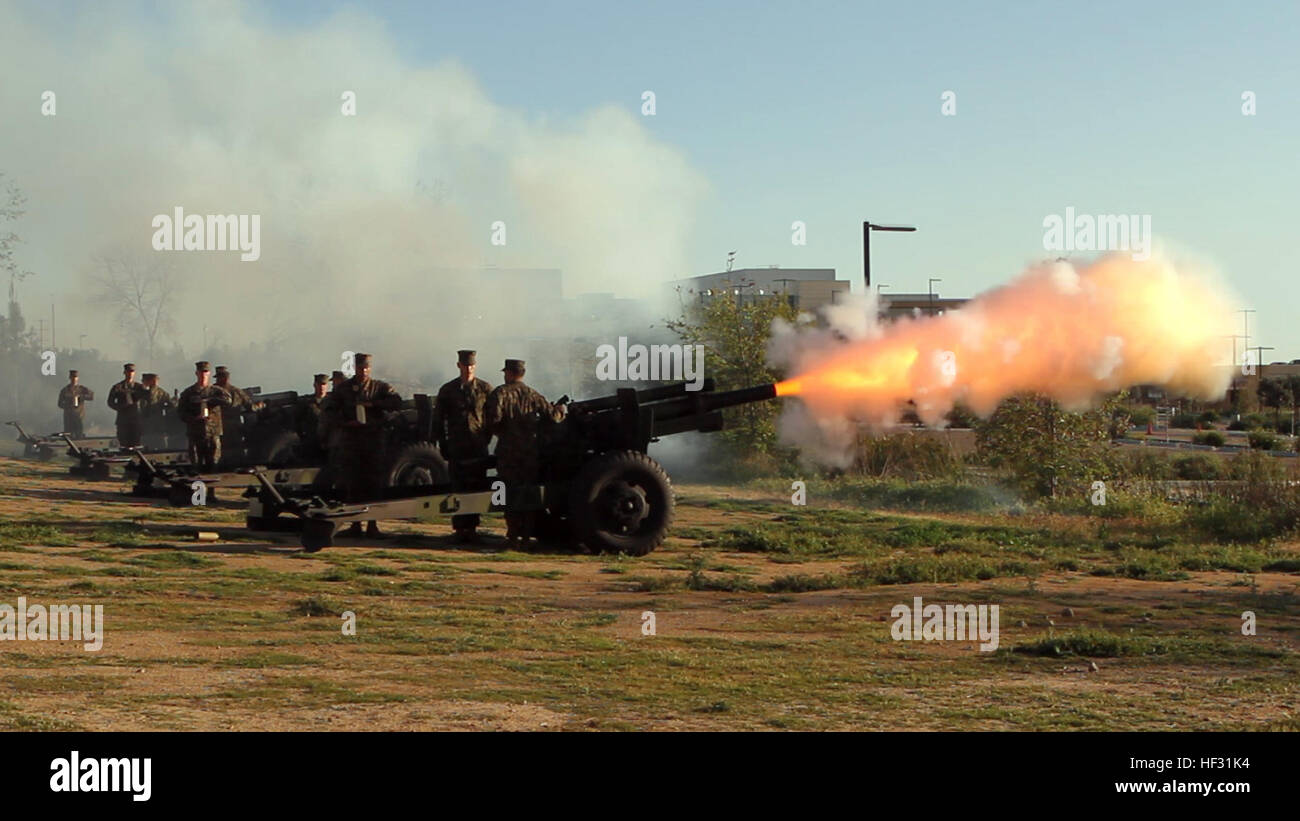 21 gun salute marines hi-res stock photography and images - Alamy