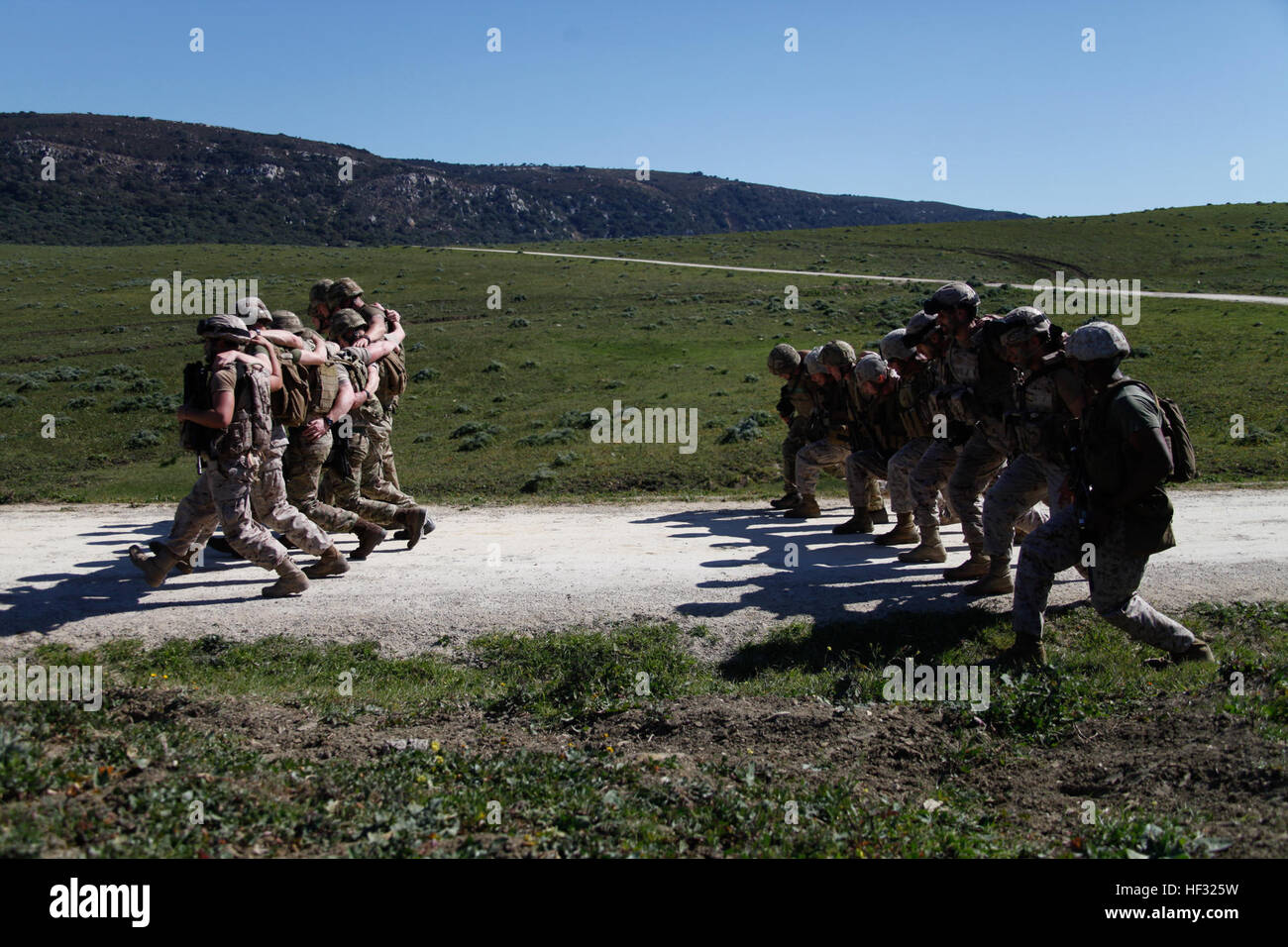 U.S. Marines from Alpha Fleet Anti-terrorism Security Team Company ...