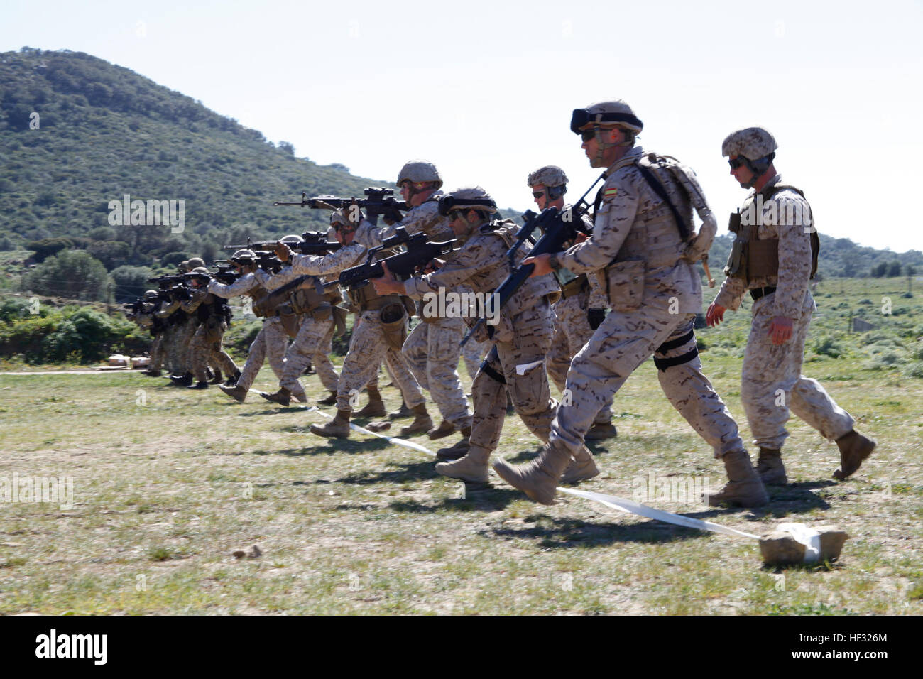 U.S. Marines from Alpha Fleet Anti-terrorism Security Team Company ...