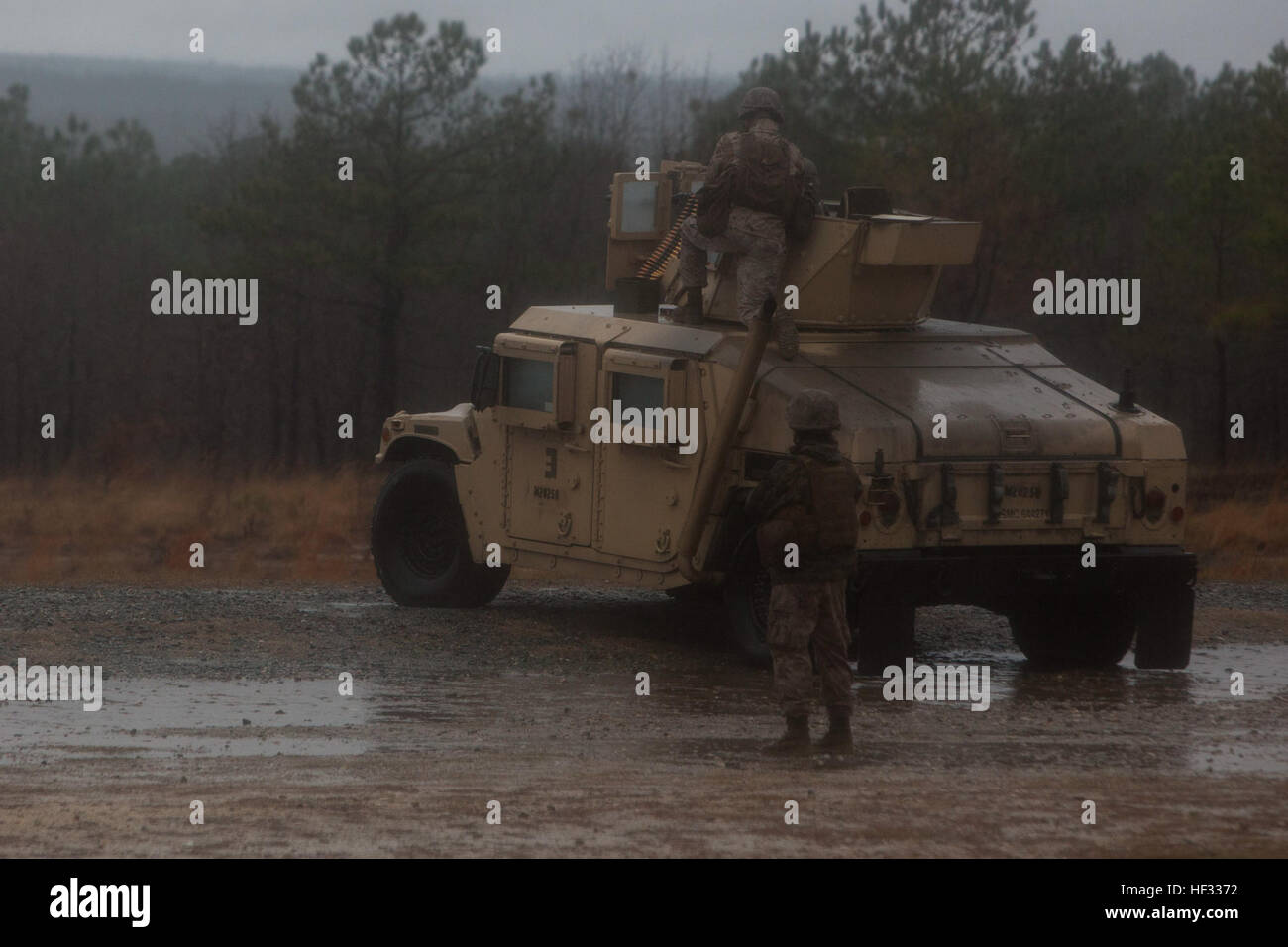 U.S. Marines with 2nd Transportation Support Battalion, Combat ...