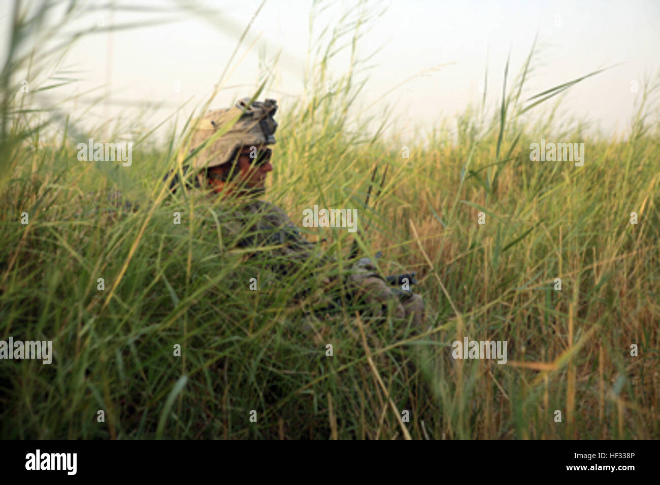 U.S. Marine Corps Sgt. Adam King, a squad leader with Golf Company, 2nd ...