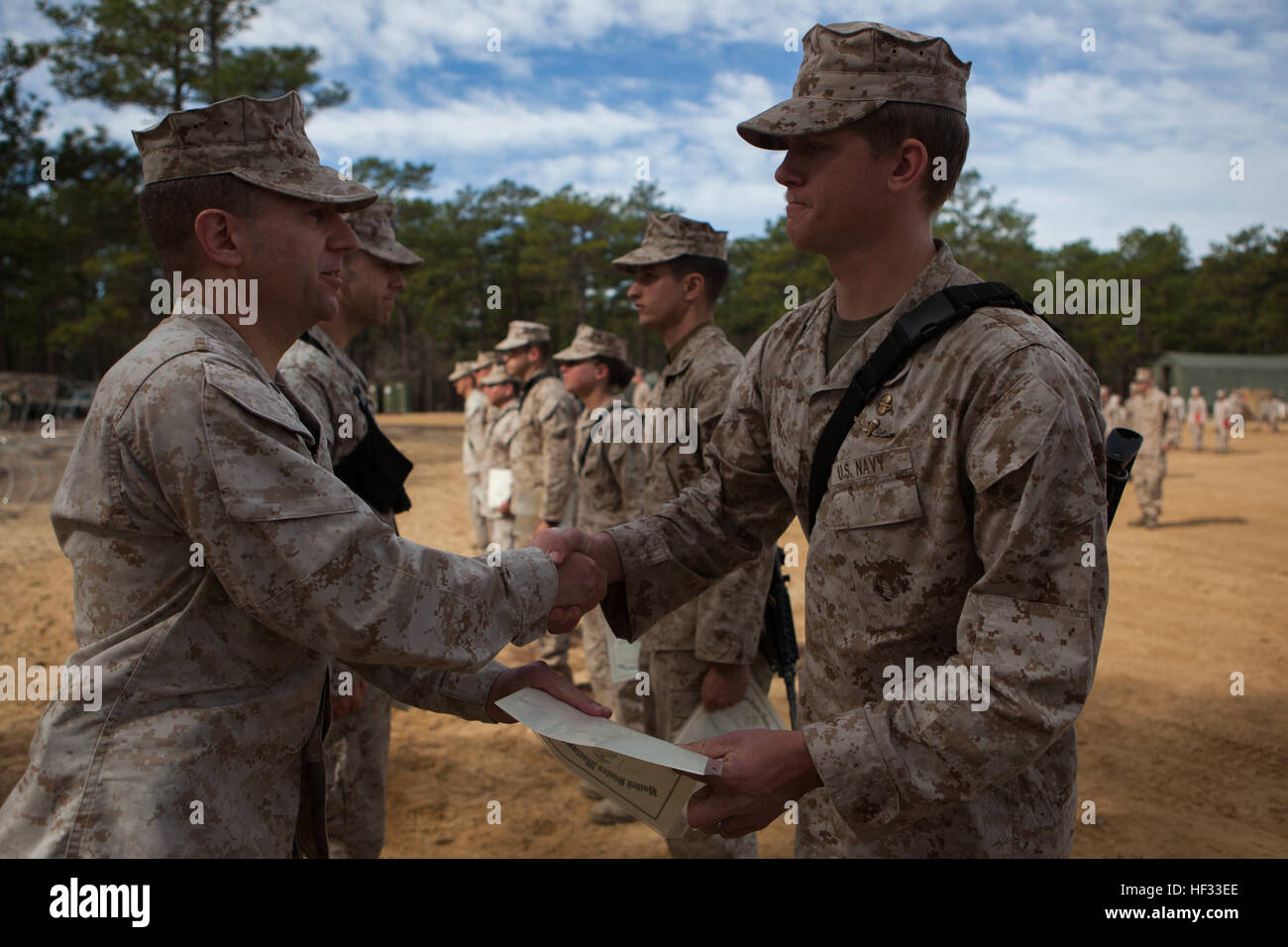 U.S. Navy HN Joseph Pead, with 2nd Transportation Support Battalion ...