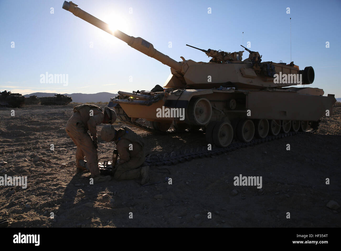 Mcagcc Ranges Marines from Tank Platoon, Company B, Ground Combat Element Integrated ...