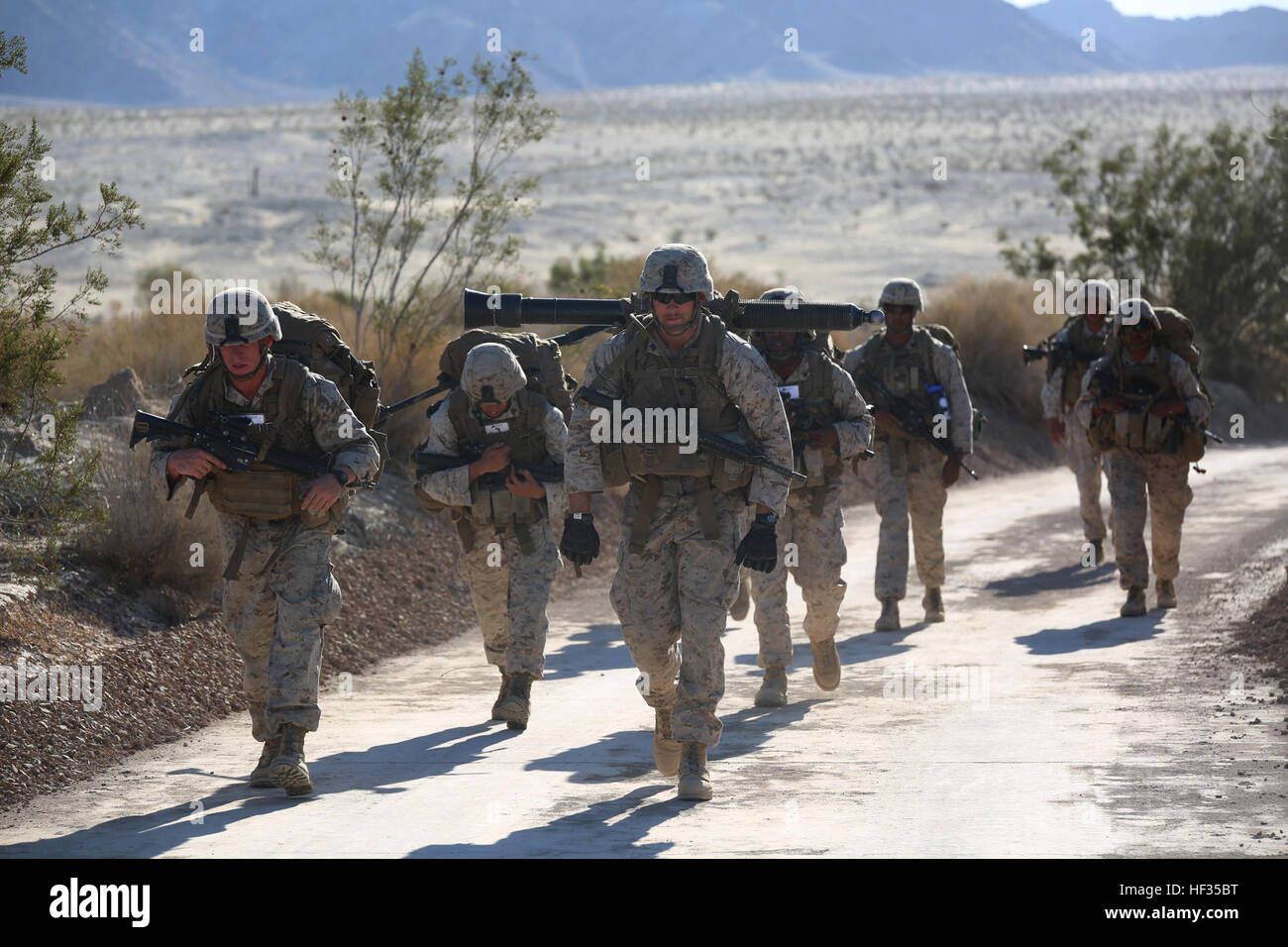 Marines with Mortar Platoon, Weapons Company, Ground Combat Element