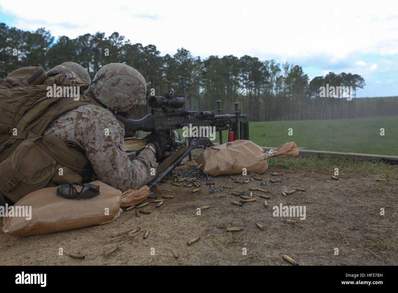 Aw179 A U.S. Marine with Golf Company, Battalion Landing Team 2/6, 26th ...